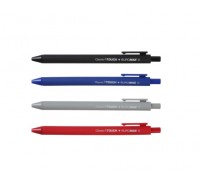 Ручка масляна, 0,5 мм, Rubber Touch, асорті корпусів, сині чорнила BM.8363-01