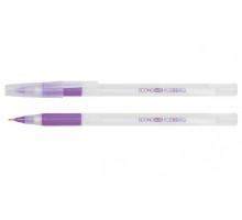 Ручка масляна ECONOMIX ICEBERG 0,7 мм, пише фіолетовим E10197-12