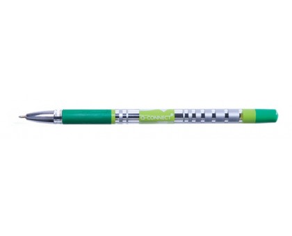 Ручка гелева 0,3мм з гум. грипом Q-CONNECT  KF14481 зел.