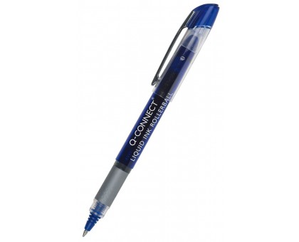 Ручка капілярна (ролер) Q-CONNECT 0,5мм KF14607 син.
