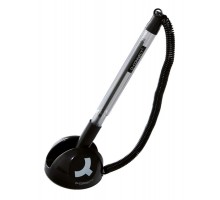 Ручка масляна на підставці Q-CONNECT KF00841 синя 0,7 мм 