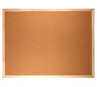 Дошка коркова 90х120см дерев"яна рамка JOBMAX BM.0015
