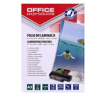 Плівка для ламінування OFFICE PRODUCTS 20325235-90, А5, 125 мікрон, глянцева, 100шт
