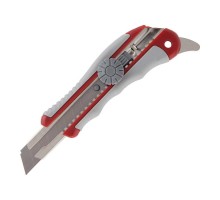 Ніж канцелярський 18мм гумові вставки  AXENT 6705-А