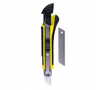 Ніж канцелярський 18мм +3леза, блістер Donau 7948001PL-99