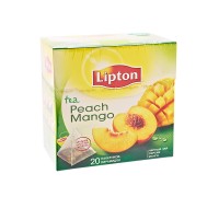 Чай "Lipton" чорний ароматиз. персик і манго 20пак.
