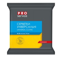 Серветка для прибирання PROservise універсальна 38х30 см віскоза 10 шт.