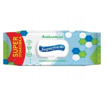 Серветки вологі Антибактеріальні з клапаном Superfresh  120шт