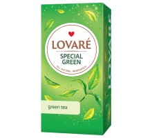 Чай пакетований Lovarе Special green 24 х 1,5 г. 