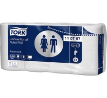 Папір туалетний Tork Advanced рулонний, 2-шаровий, 30 м, 8 рулонів, Т4 (110767)