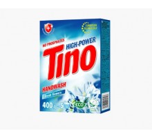 Порошок пральний безфосфатний для ручного прання ТМ Tino High-Power 400 г