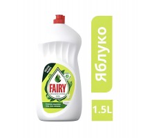 Засіб для миття посуду Fairy Зелене яблуко 1,5л гель