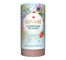 Чай бленд чорного та зеленого листовий LOVARE Shampagne splashes 80 г. 