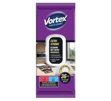 Серветки вологі універсальні з клапаном VORTEX Extra Strong, 36 шт (42400720)