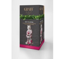 Чай каркаде з малиною Graff Hot flower/Гаряча квітка в пакетиках (20*1,5г)