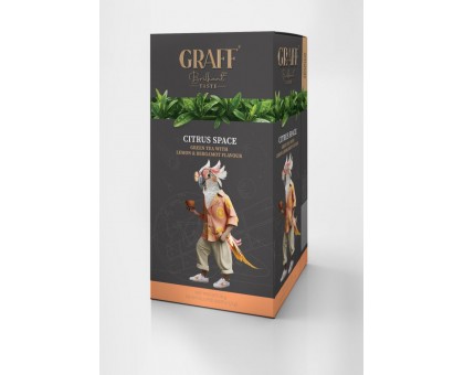 Чай зелений Graff Citrus space/Цитрусовий космос байховий в пакетиках (20*1,5г) 90000092